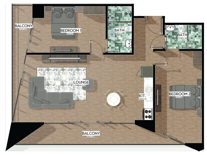 Two Bedroom Standard